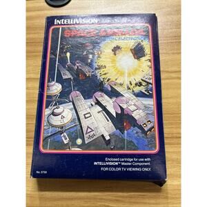 1980s MATTEL INTELLIVISION SPACE ARMADA CIB C8